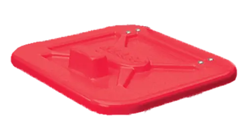 VKL víko velké 44x38 plast - červený